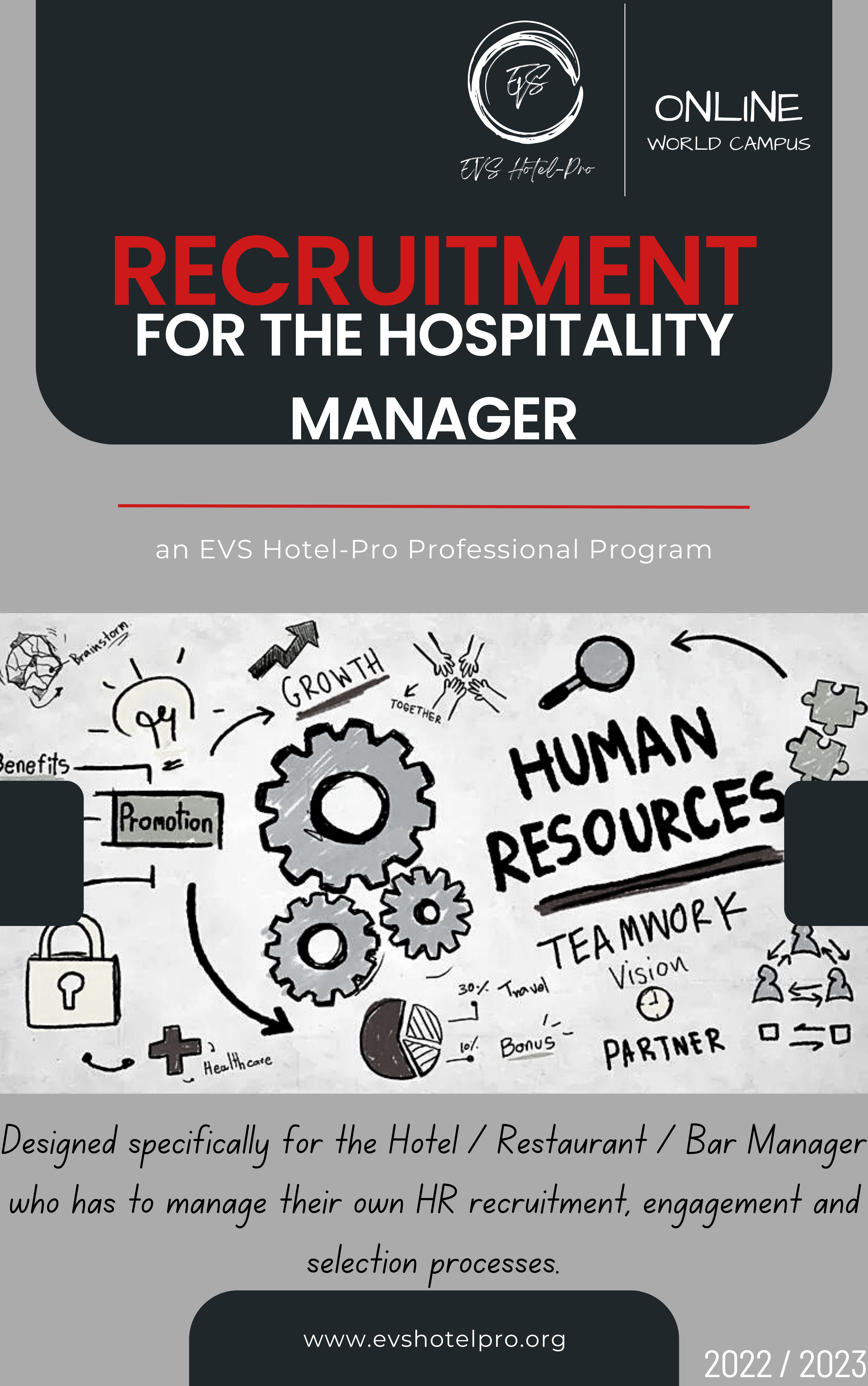 Recruitment for the Hospitality Manager Cover